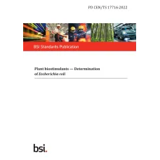BS PD CEN/TS 17716:2022