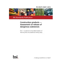 BS PD CEN/TS 16637-1:2014