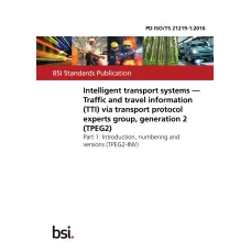 BS PD ISO/TS 21219-1:2016