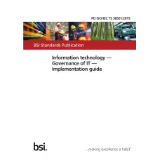 BS PD ISO/IEC TS 38501:2015 BS PD ISO/IEC TS 38501:2015