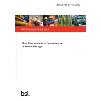 BS PD CEN/TS 17709:2022 BS PD CEN/TS 17709:2022
