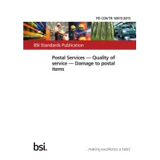 BS PD CEN/TR 16915:2015