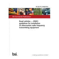 BS PD ISO/TS 21609:2014
