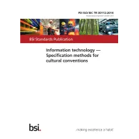 BS PD ISO/IEC TR 30112:2014