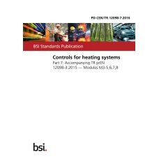 BS PD CEN/TR 12098-7:2016