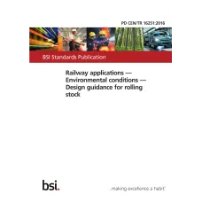 BS PD CEN/TR 16251:2016