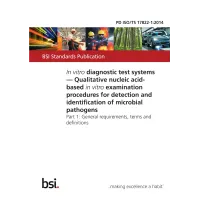 BS PD ISO/TS 17822-1:2014
