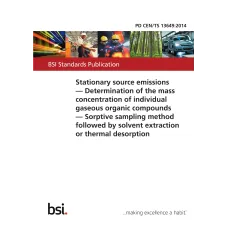 BS PD CEN/TS 13649:2014
