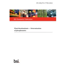 BS PD CEN/TS 17705:2022