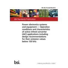 BS PD IEC/TS 62578:2015