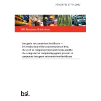 BS PD CEN/TS 17764:2022 BS PD CEN/TS 17764:2022
