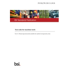 BS PD ISO/TR 230-11:2018