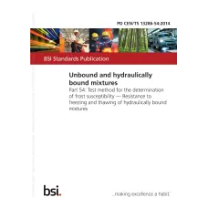 BS PD CEN/TS 13286-54:2014 BS PD CEN/TS 13286-54:2014