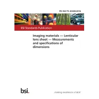 BS PD ISO/TS 20328:2016