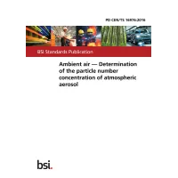BS PD CEN/TS 16976:2016