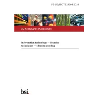 BS PD ISO/IEC TS 29003:2018 BS PD ISO/IEC TS 29003:2018
