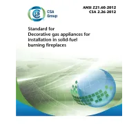 CSA ANSI Z21.60-2012/CSA 2.26-2012
