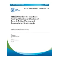 CSA C22.2 NO. 293.3:19/IEEE 844.3-2019 (R2024)