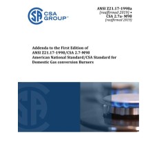 CSA 2.7a-2008/ANSI Z21.17a-2008 (R2019) CSA 2.7a-2008/ANSI Z21.17a-2008 (R2019)