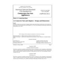CSA ANSI Z21.24a-2009/CSA 6.10a-2009 (R2011) CSA ANSI Z21.24a-2009/CSA 6.10a-2009 (R2011)