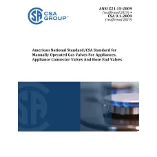 CSA 9.1-2009/ANSI Z21.15-2009 (R2019)