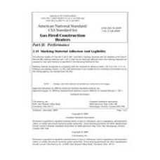 CSA ANSI Z83.7b-2009/CSA 2.14b-2009 CSA ANSI Z83.7b-2009/CSA 2.14b-2009