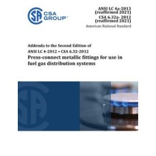 CSA ANSI LC 4a-2013 (R2021)/CSA 6.32a-2013 (R2021)