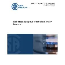 CSA 4.10-2015/ANSI Z21.98-2015 (R2020)