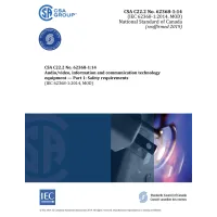 CSA C22.2 NO. 62368-1:14 (R2019)