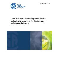 CSA SPE-07:23
