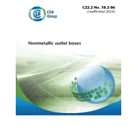 CSA C22.2 NO. 18.2-06 (R2021)