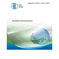 CSA ANSI Z21.47-2016/CSA 2.3-2016