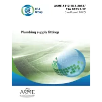 CSA B125.1-12/ASME A112.18.1-2012 (R2017)
