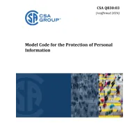 CSA Q830-03 (R2024)