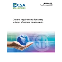 CSA N290.0-11/N290.3-16 Package