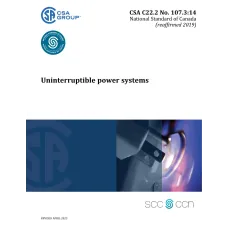 CSA C22.2 NO. 107.3-14 (R2024)