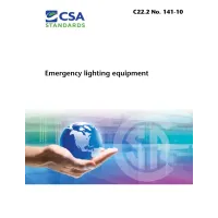 CSA C22.2 No. 141-10 (R2015)
