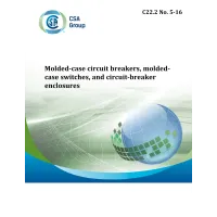 CSA C22.2 NO. 5-16 (R2021)
