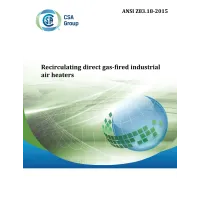 CSA ANSI Z83.18-2015