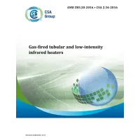 CSA ANSI Z83.20-2016/CSA 2.34-2016 (R2021)