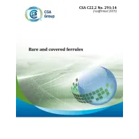 CSA C22.2 No. 291-14 (R2019)