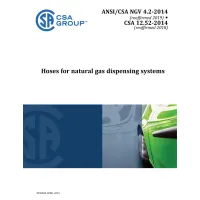 CSA 12.52-2014 (R2018) / ANSI NGV 4.2-2014 (R2019)