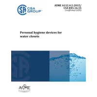 CSA B45.16-15/ASME A112.4.2-2015 (R2020)