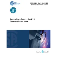 CSA C22.2 NO. 248.13:22
