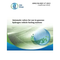 CSA ANSI HGV 4.7-2013 (R2018)
