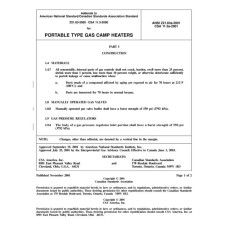 CSA ANSI Z21.63a-2001/CSA 11.3a-2001 CSA ANSI Z21.63a-2001/CSA 11.3a-2001