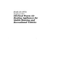 CSA B140.10-1974 (R2001) CSA B140.10-1974 (R2001)