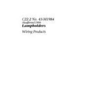 CSA C22.2 NO. 43-M1984 (R1999) CSA C22.2 NO. 43-M1984 (R1999)