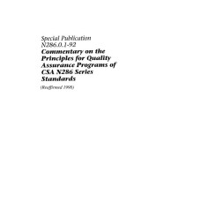 CSA N286.0.1-92 (R1998) CSA N286.0.1-92 (R1998)