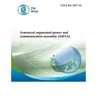 CSA C22.2 NO. 267-16 (R2021)
